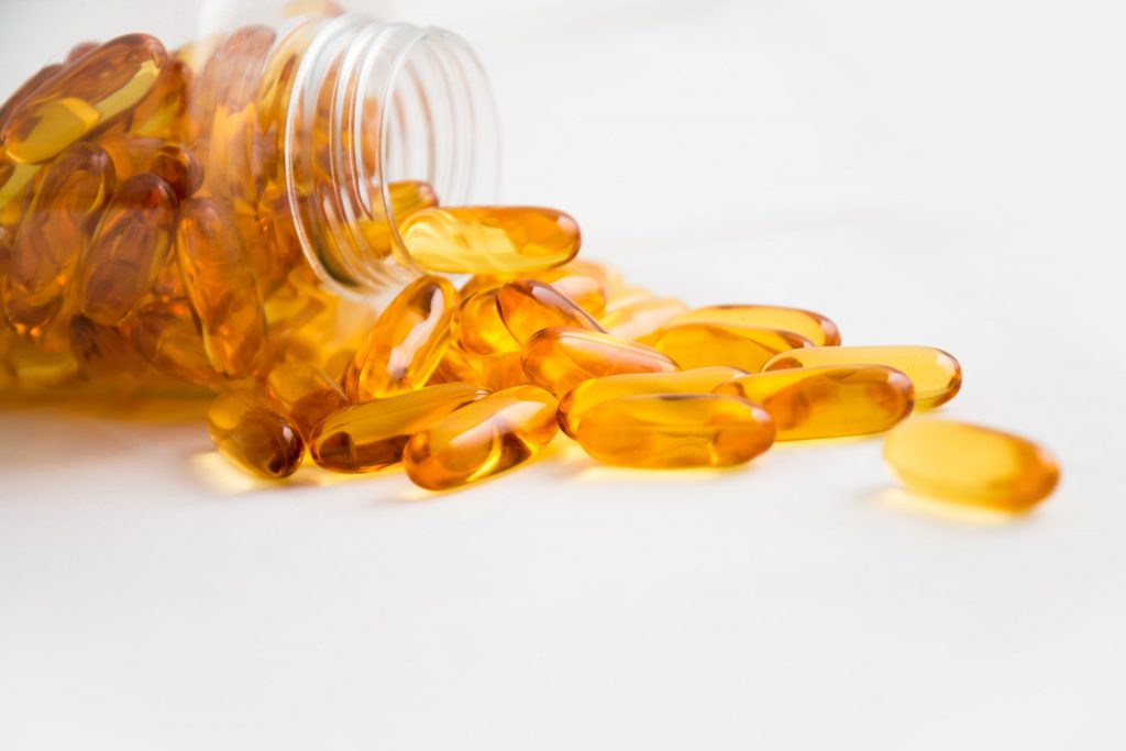 Vitamin D gel capsules