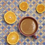 Hot chocolate with orange